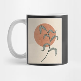 Green & Orange Botanical Mug